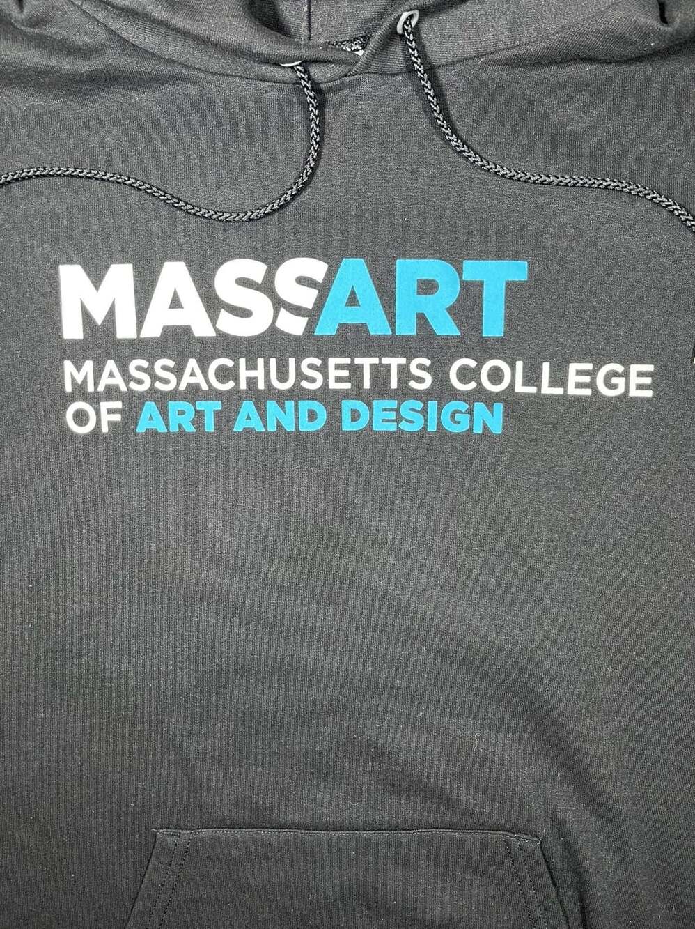 Champion MassArt Massachusetts College of Art and Design Hoodie Size M Black